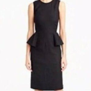 JCrew Linen Peplum Dress (Size 4)
